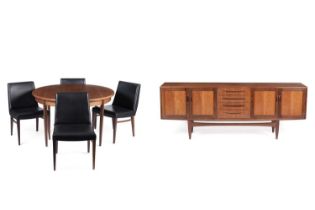 Victor B. Wilkins for G-Plan: six-piece dining suite