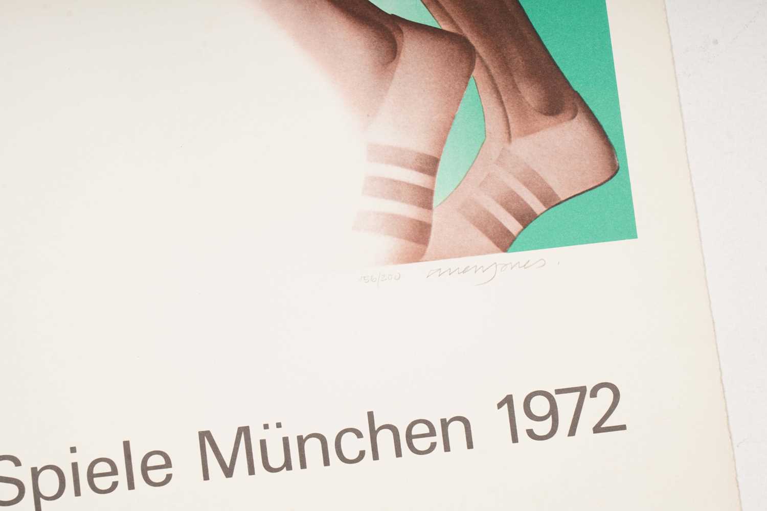 Allen Jones RA - Olympic Games Munich 1972 poster | signed limited edition serigraph - Image 3 of 3
