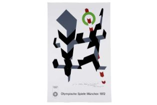 Allan D'Arcangelo - Olympic Games Munich 1972 poster | signed and inscribed serigraph