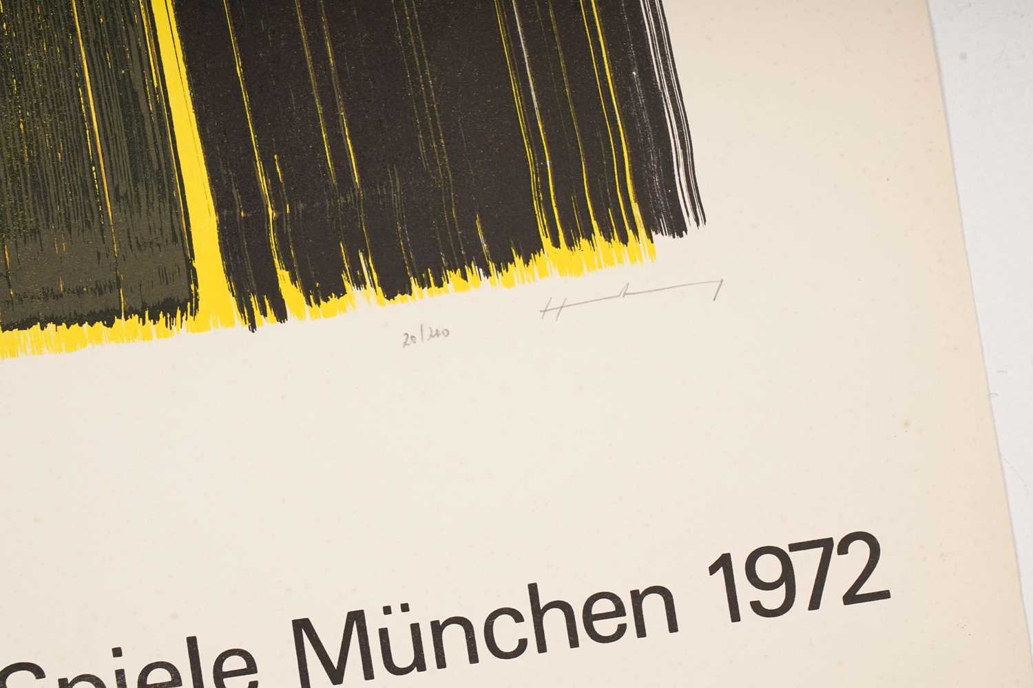 Hans Hartung - Olympic Games Munich 1972 | signed limited edition lithograph - Image 2 of 3