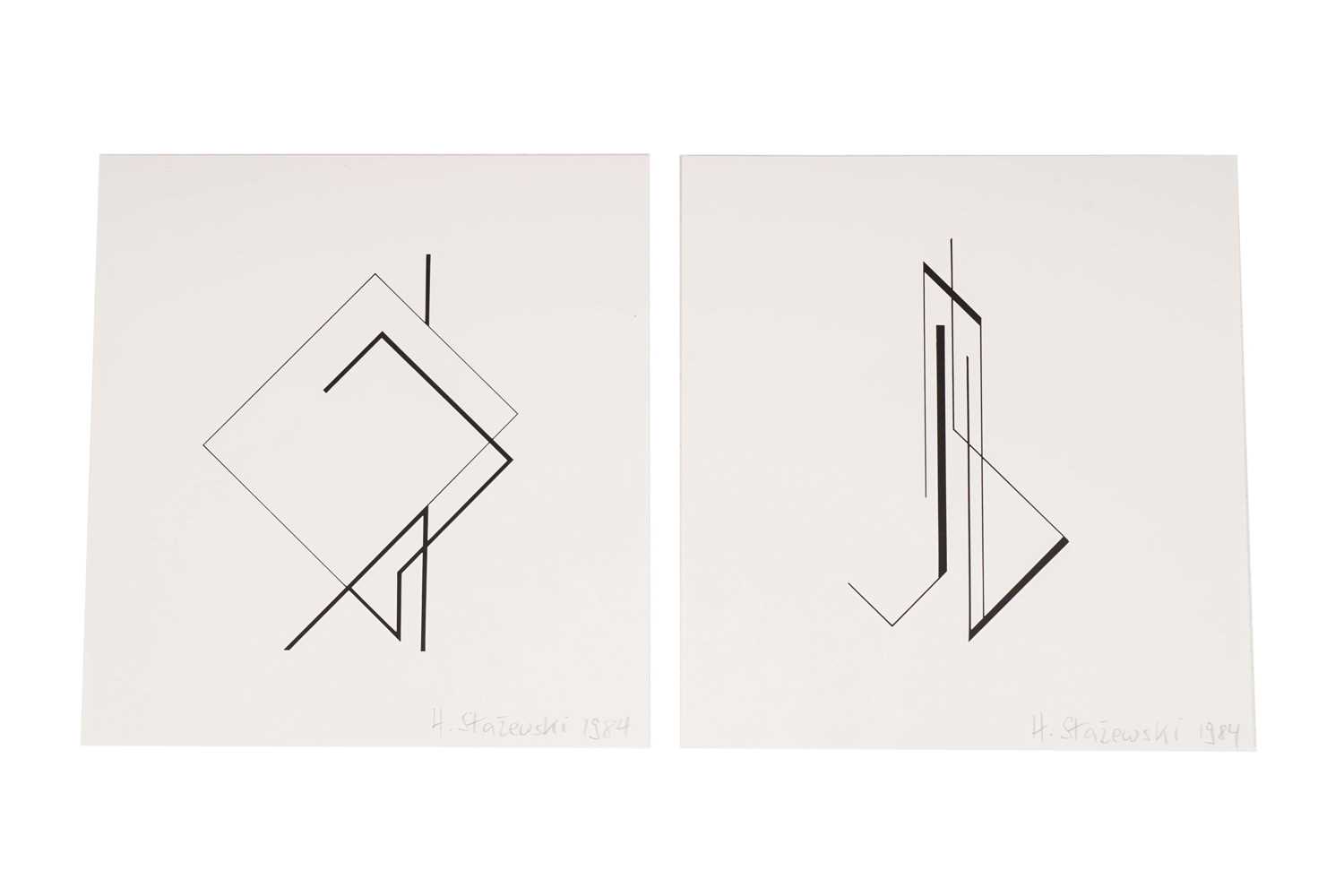 Henryk Stażewski - Geometric Compositions | lithographs