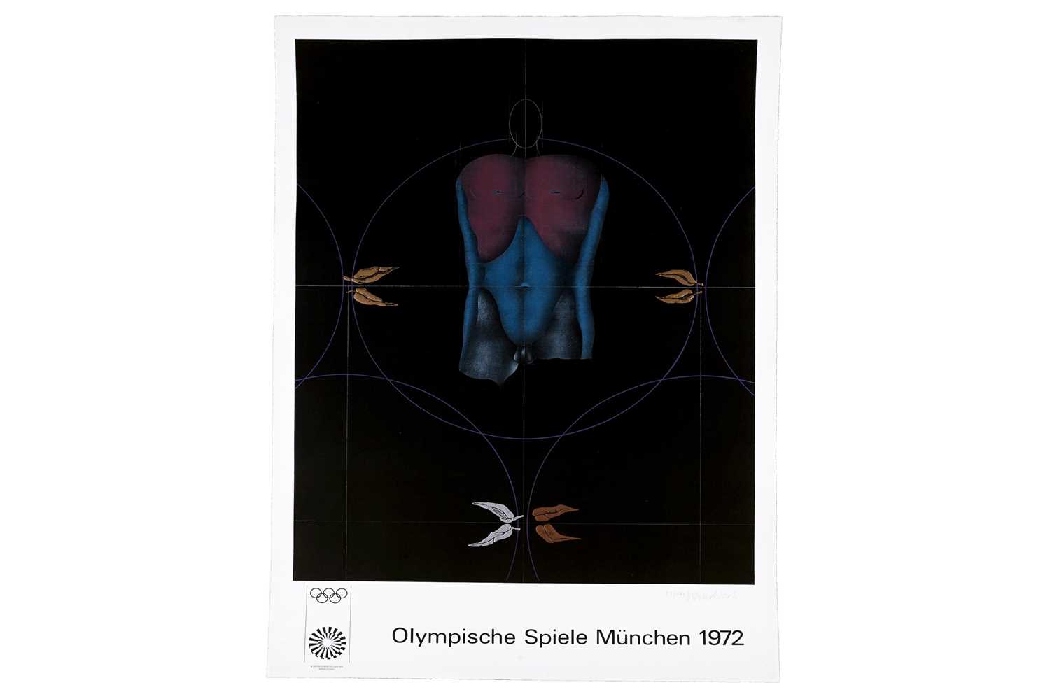 Paul Wunderlich - Olympic Games Munich 1972 poster | signed limited edition lithograph