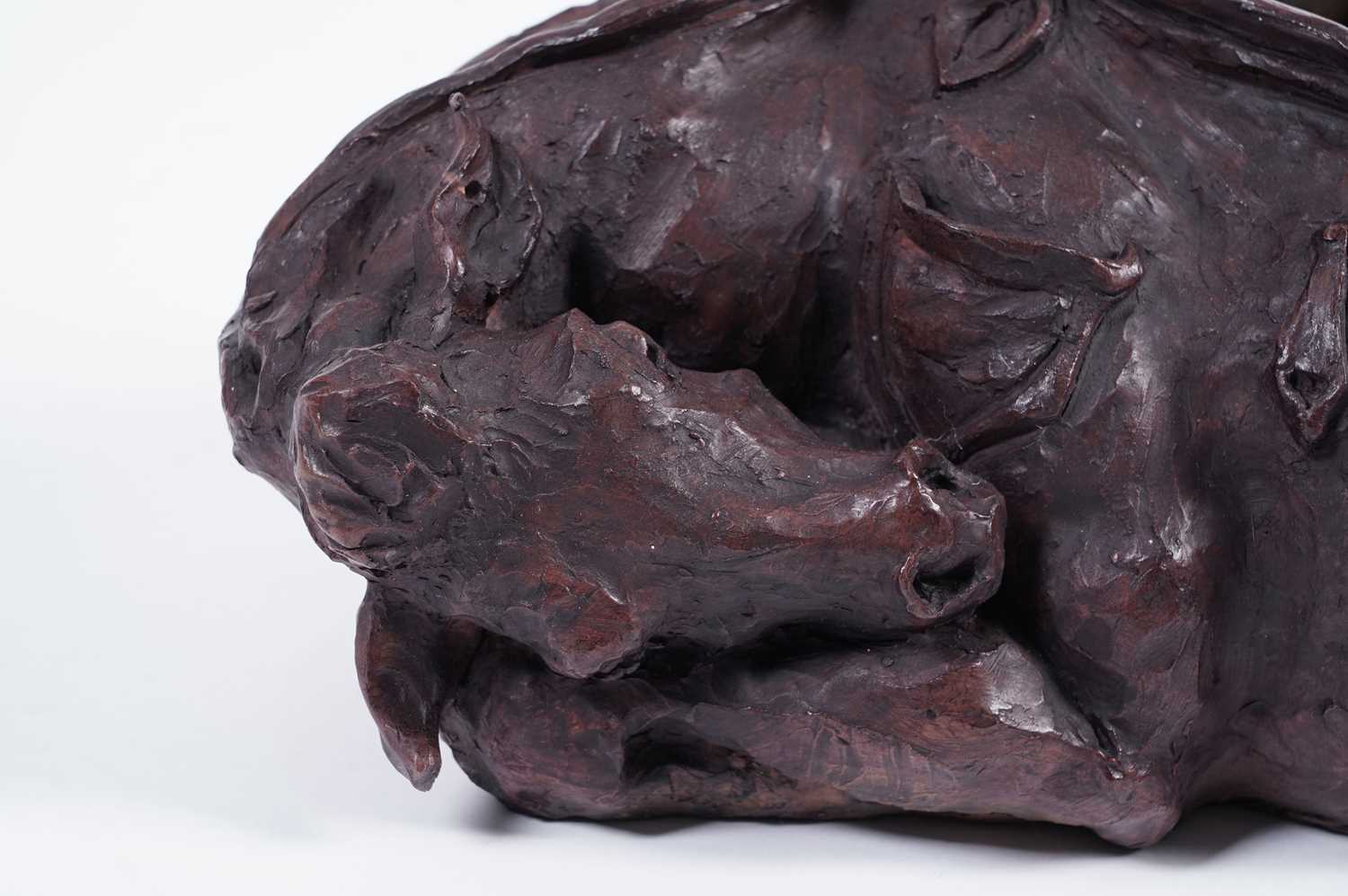 Lisa Delarny - Cowskin Handbag | clay sculpture - Image 7 of 8