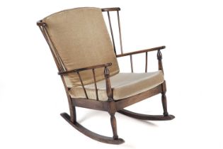 Joynson Holland style beechwood rocking chair