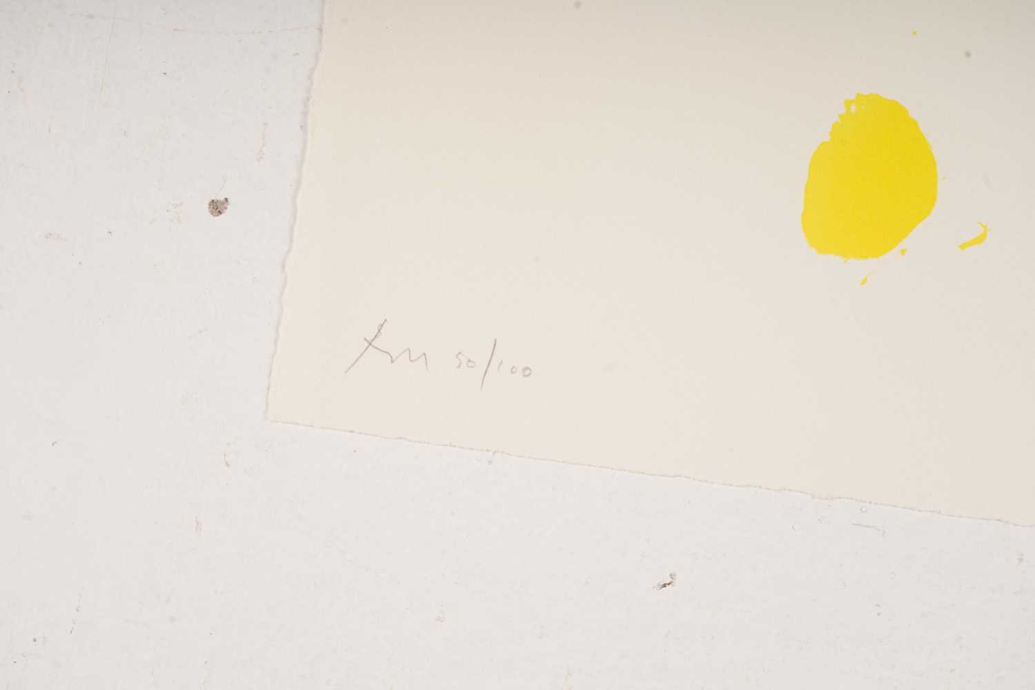 Robert Motherwell - Untitled | colour lithograph - Image 2 of 2