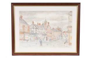 Charles Herbert "Charlie" Rogers - Coatesworth Road, Gateshead | watercolour