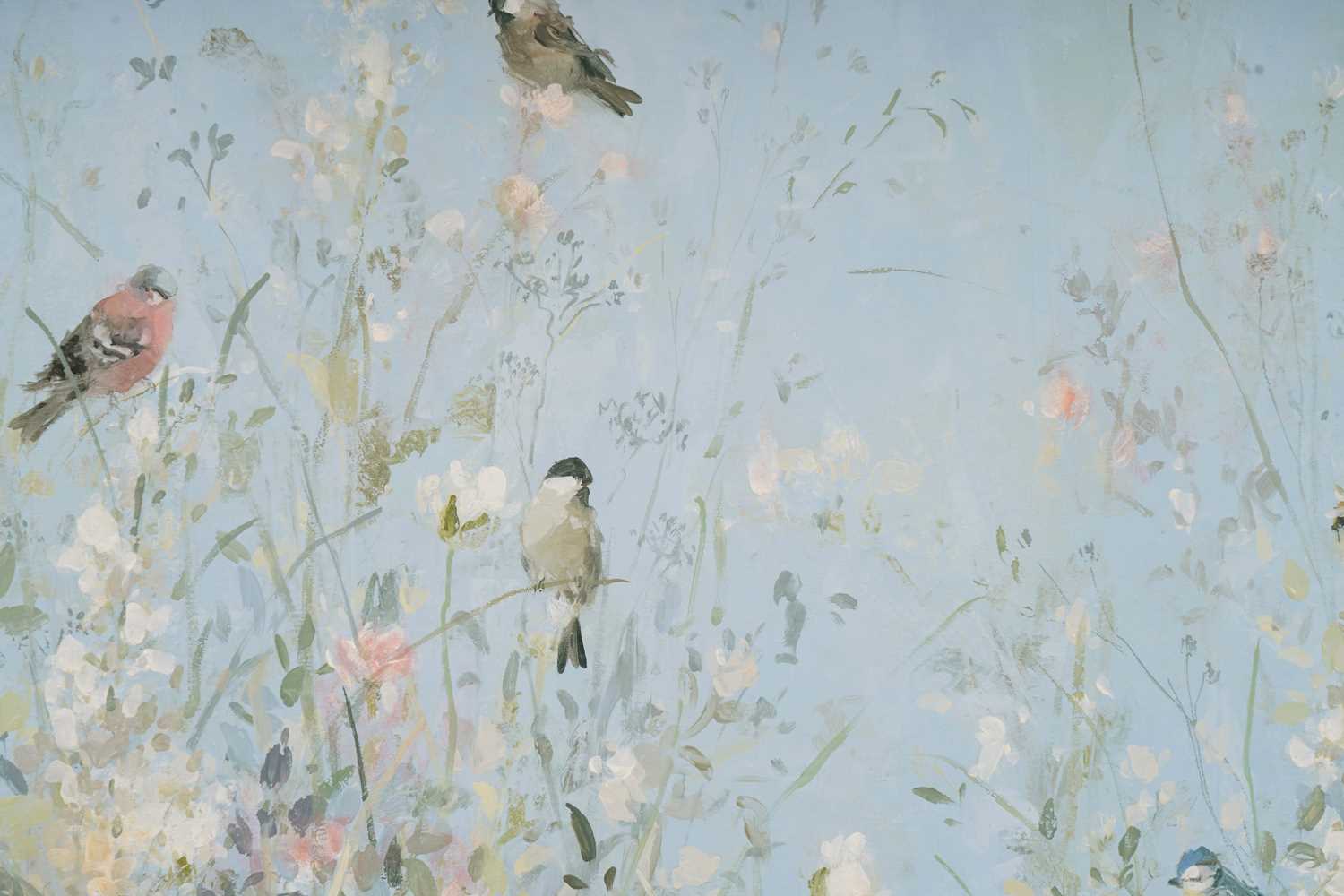 Fletcher Prentice - Spring Birds and White Flowers | acrylic on canvas - Bild 3 aus 3