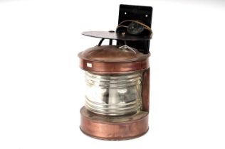 Am electric copper ships lantern