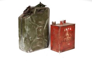 Two petrol cans