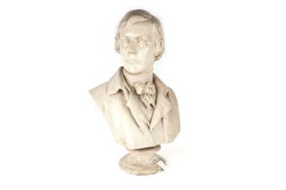 A plaster bust of Robert 'Rabbie' Burns