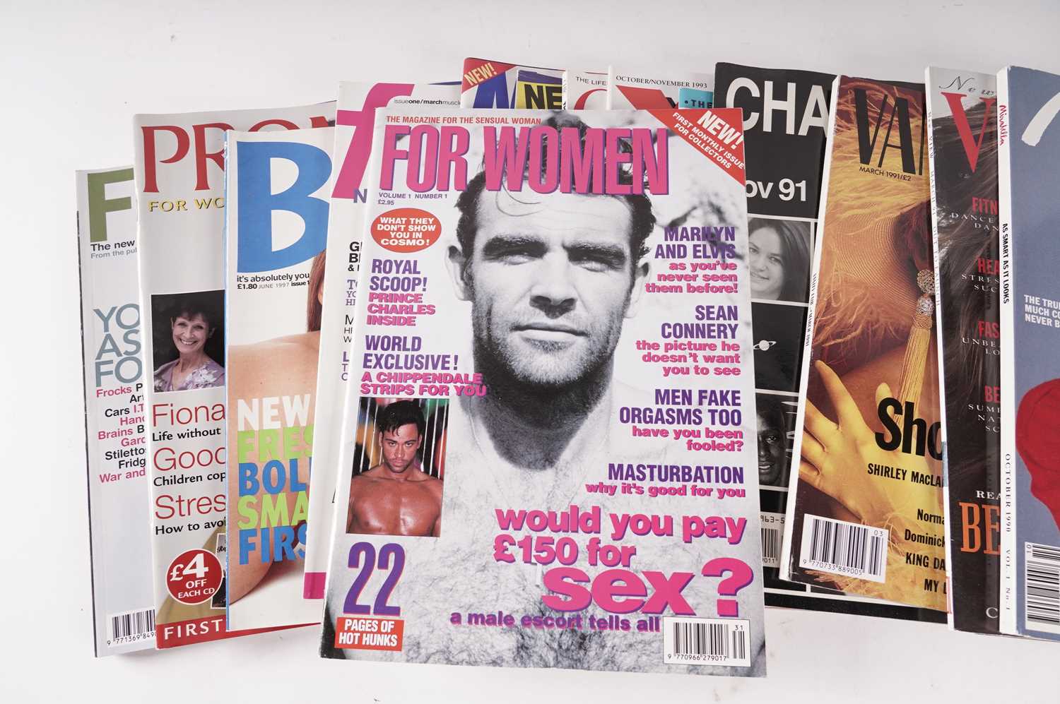 A collection of 1990s first-issue women's adult, and glossy fashion magazines - Image 4 of 6