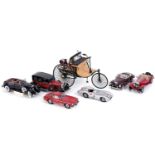 A collection of Franklin Mint diecast model vehicles