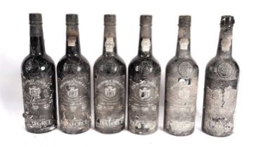 Six bottles of Delaforce Vintage Port 1977