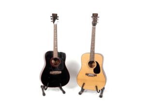 Two acoustic guitars