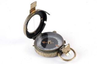 A WWI British military issue Verner's Pattern VIII pocket compass