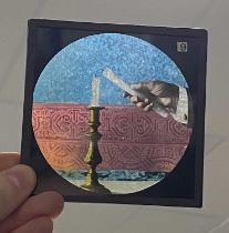 A collection of 19th Century magic lantern and stereoscope slides