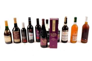 Collection of bottled Wine and Spirits