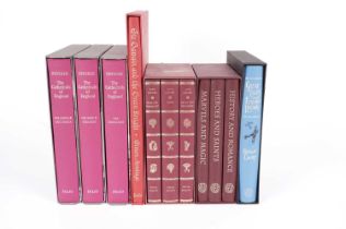 A collection of Folio Society books relating to literature and history