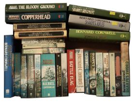 A collection of Bernard Cornwell novels