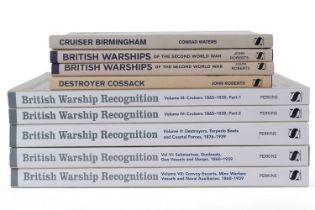 Richard Perkins' British Warship Recognition, and other books on warships