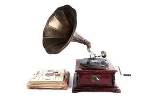 HMV Gramophone with horn