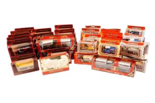 A collection of Matchbox and other diecast model vehicles