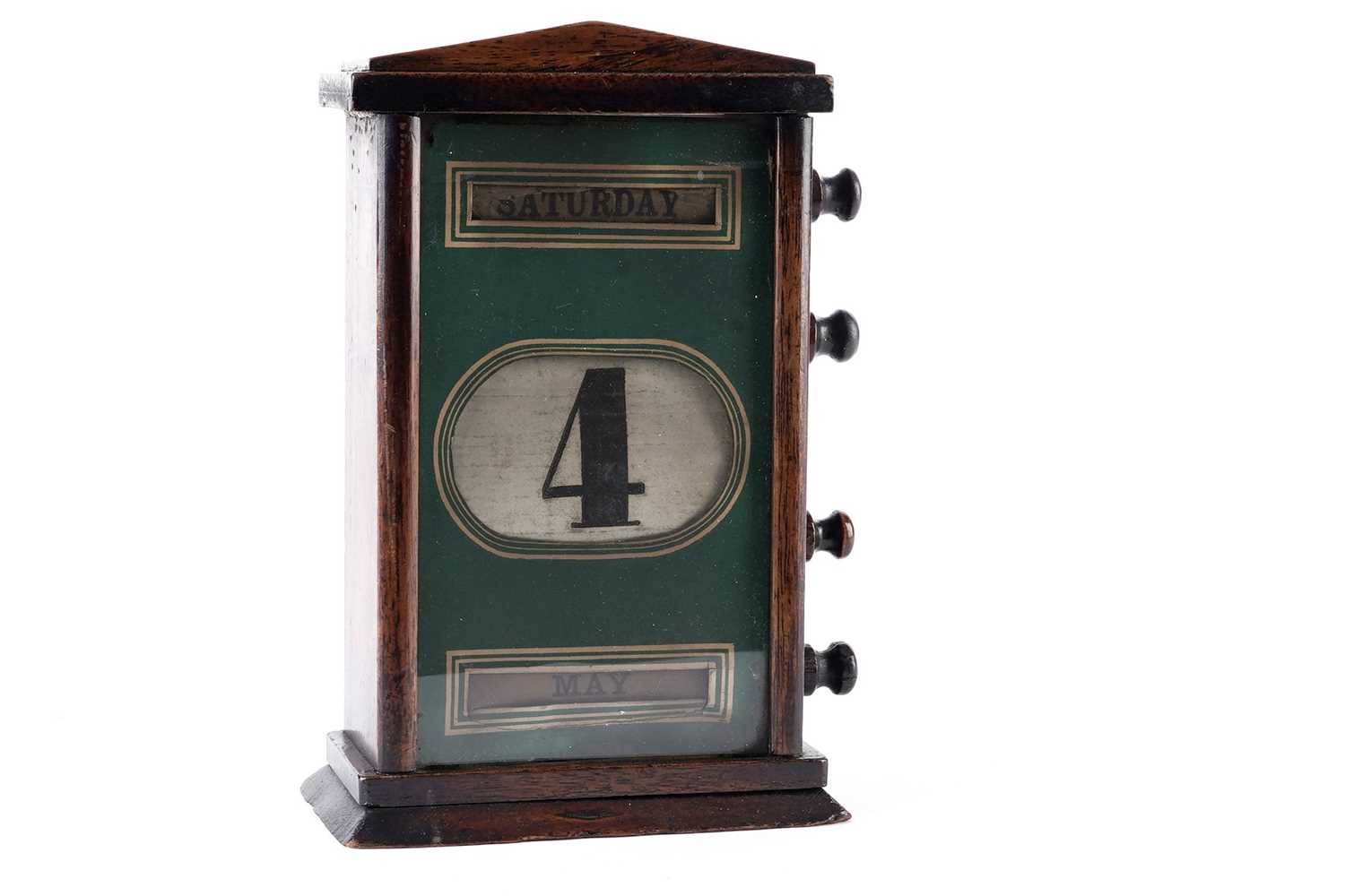 An Edwardian desktop perpetual calendar