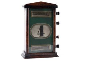 An Edwardian desktop perpetual calendar