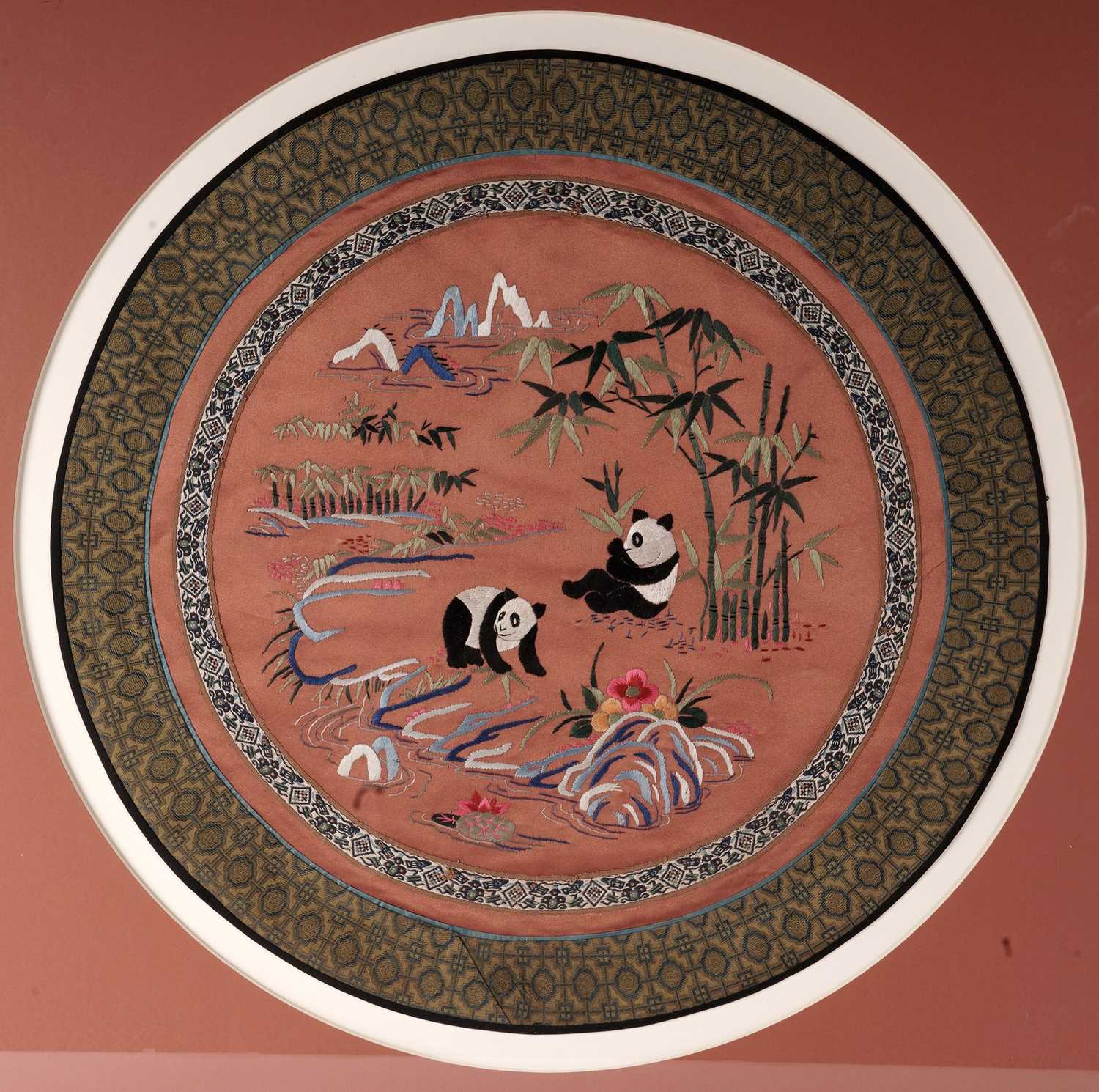 Three Chinese Suzhou embroidery panels - Image 3 of 9