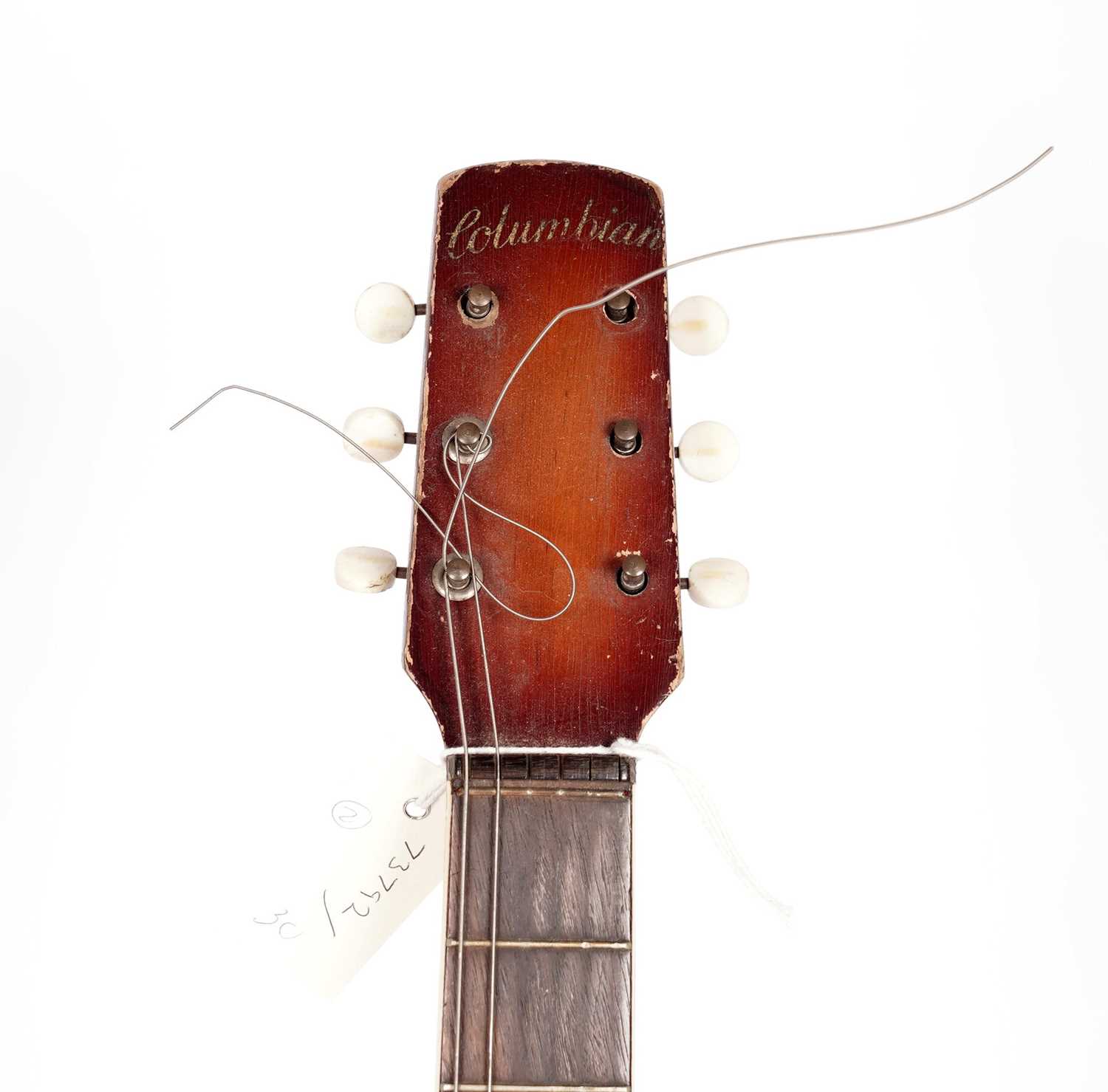 Two 1950's cello-bodied acoustic guitars - Bild 7 aus 7