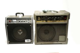 Two guitar amplifiers