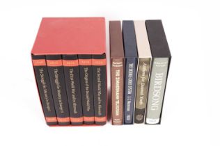 A collection of Folio Society books relating to war
