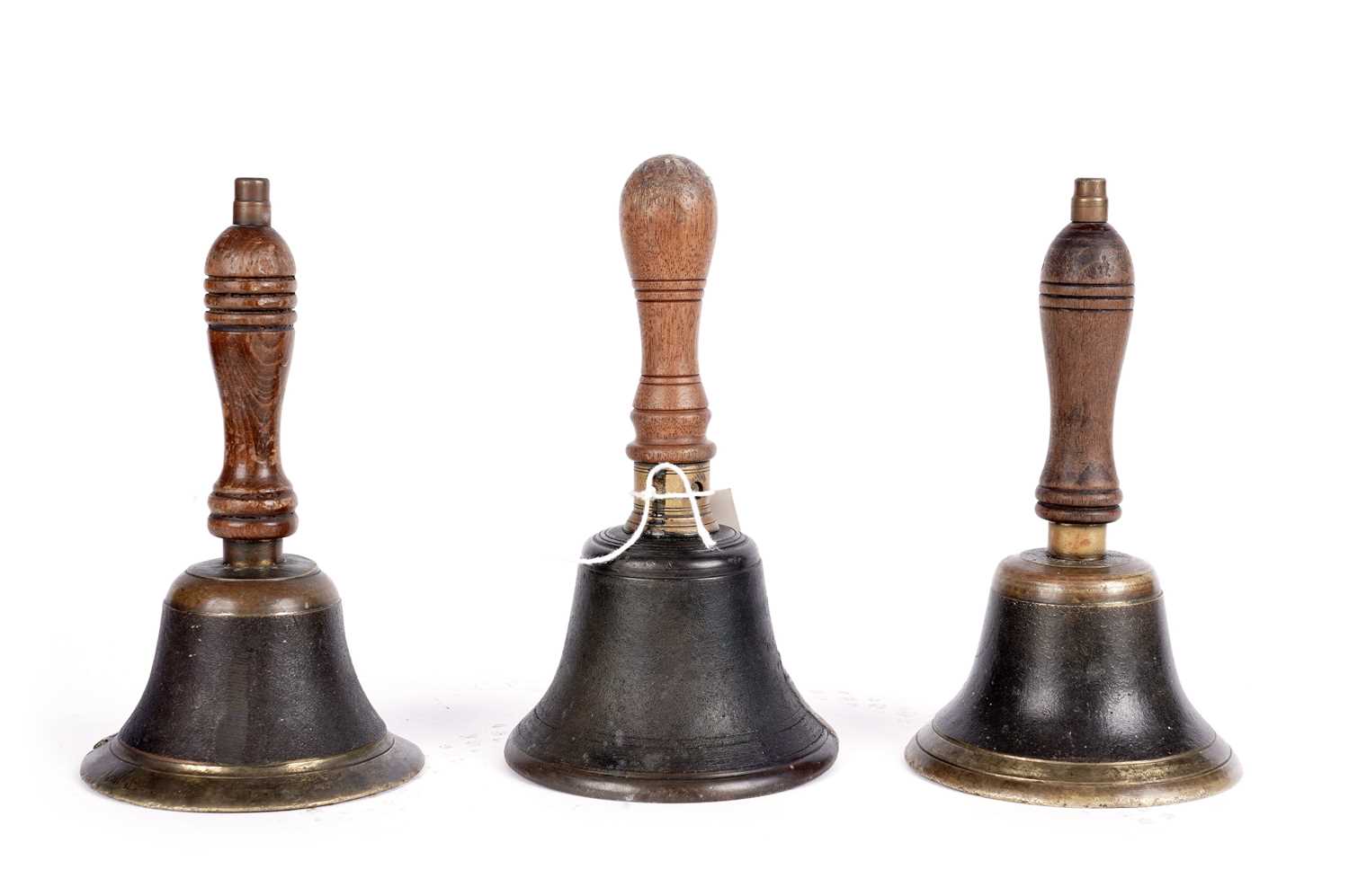 Three brass hand bells - Image 6 of 6