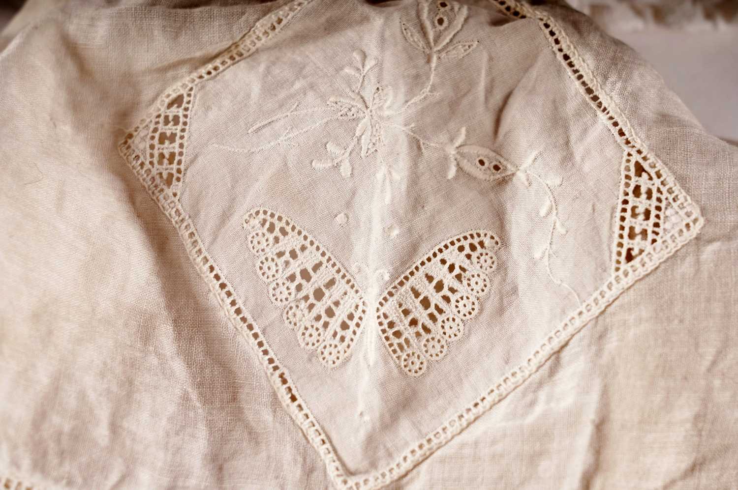 A collection of baby clothing; domestic needlework; and other textiles - Image 6 of 13