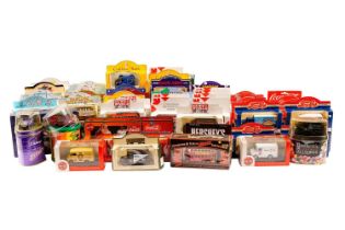 A selection of diecast model vehicles