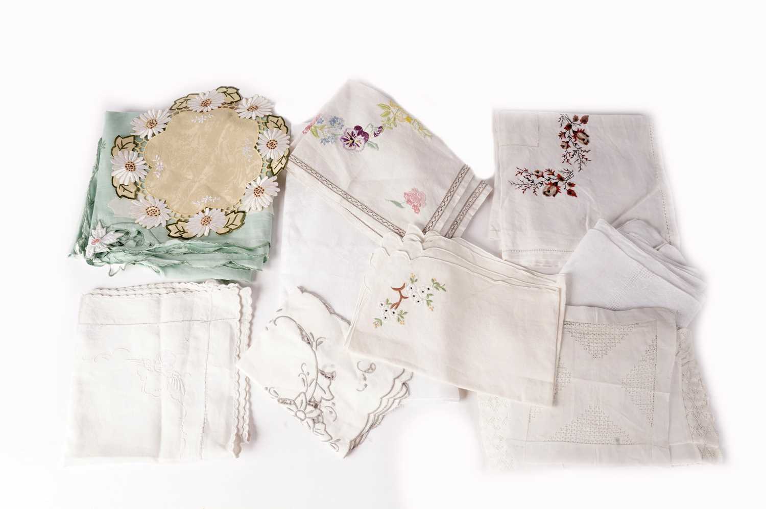 A collection of baby clothing; domestic needlework; and other textiles - Image 9 of 13
