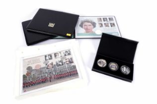 A collection of Royal Commemorative coin covers