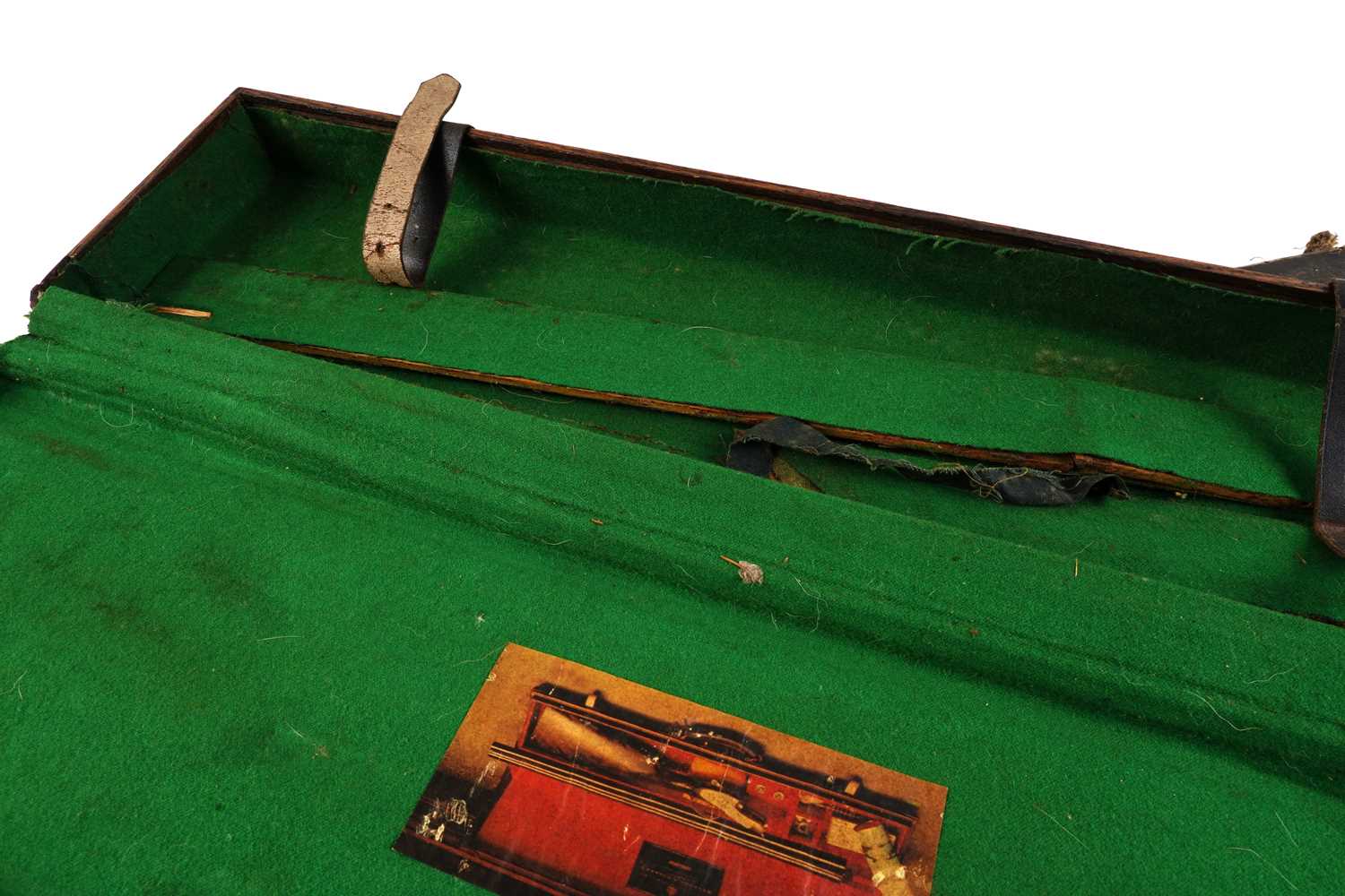 Two antique shotgun cases - Image 2 of 2