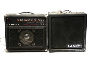 Two Laney guitar amplifiers