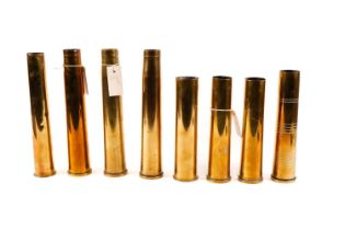 A collection of shell cases