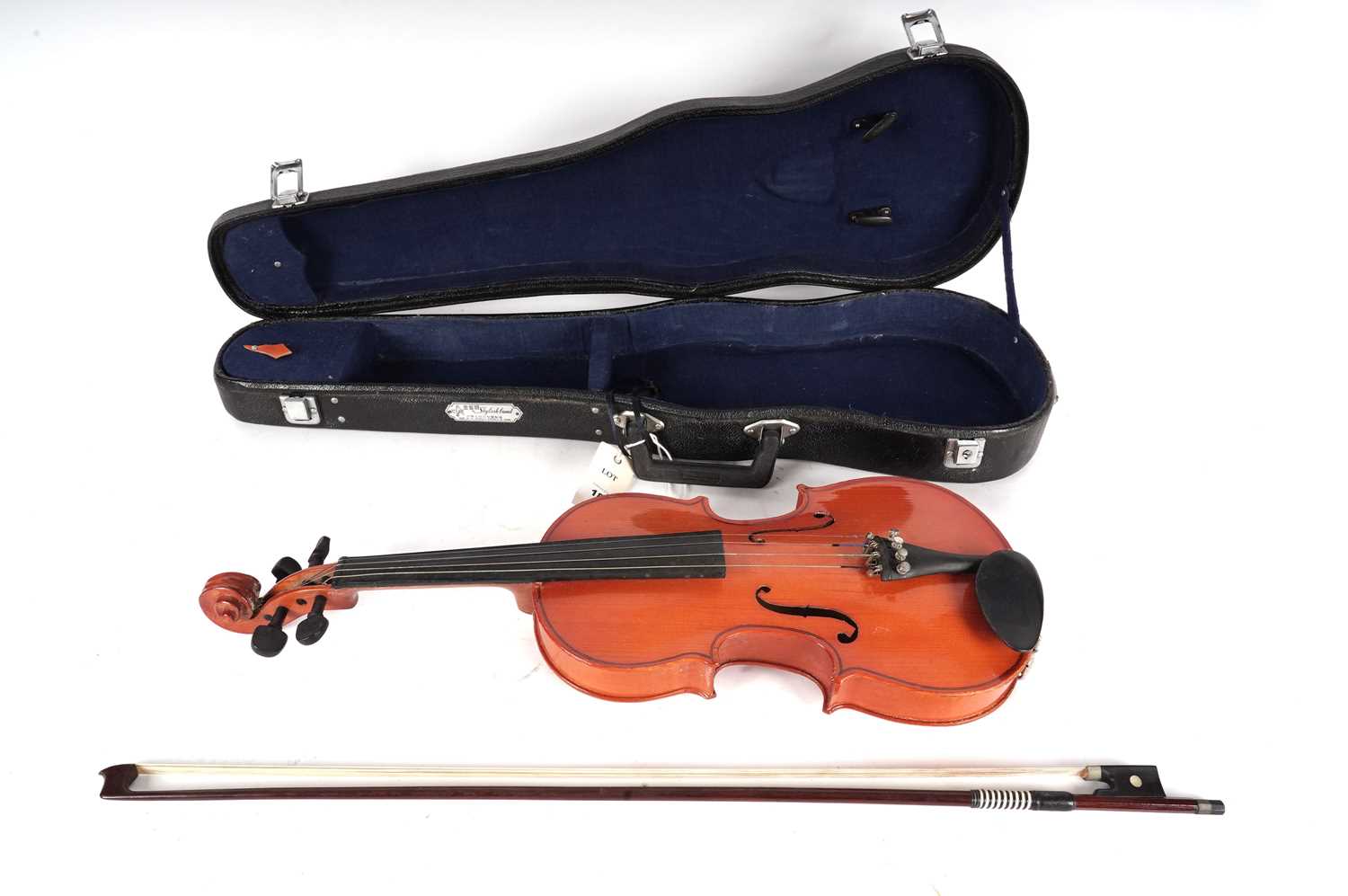 A children's violin and bow