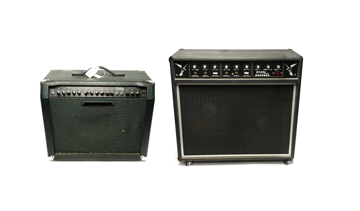 Two guitar amplifiers