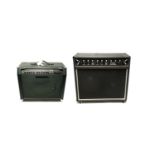 Two guitar amplifiers