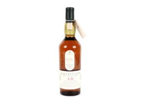 A bottle of Lagavulin White Horse Single Islay Malt Whisky