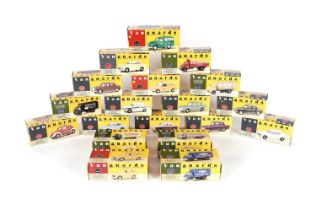 A collection of Vanguards diecast model vehicles
