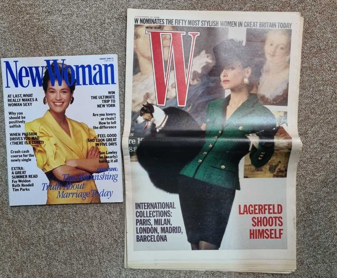 A collection of 1980s first-issue women's fashion magazines, some with original free gifts - Image 8 of 8