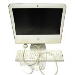 An Apple iMac desktop computer