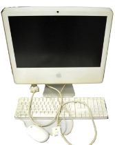 An Apple iMac desktop computer