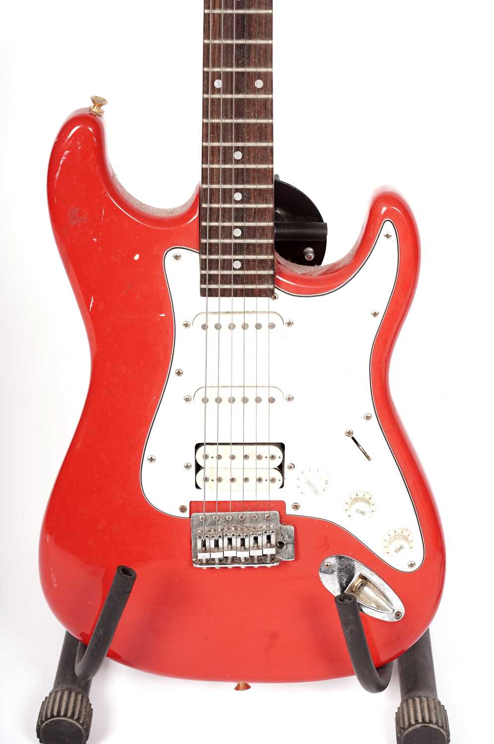 A Squier Stratocaster electric guitar - Image 3 of 4