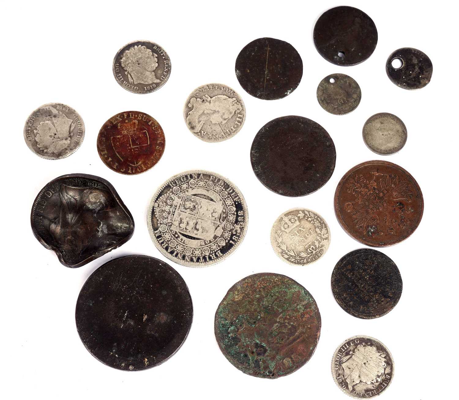 A selection of mostly British coinage - Image 2 of 7